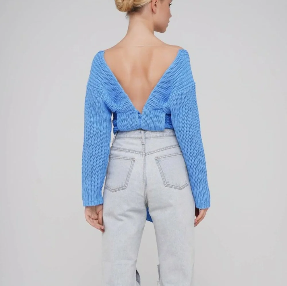 Atoir perfect game knit sweater in regatta blue - Picture 2 of 5